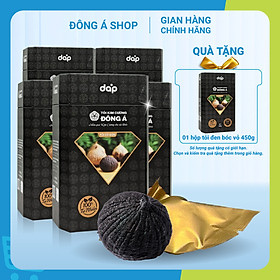 Tỏi đen cô đơn bóc vỏ - Combo 5 hộp 450g tặng 1 hộp cùng loại - Tỏi Kim Cương Đông Á - Hỗ trợ tăng cường đề kháng, ổn định huyết áp, bảo vệ tim mạch