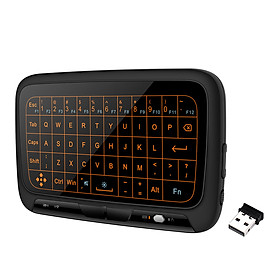 Bàn Phím Không Dây H18 + 2.4GHz Có Đèn Nền Với Điều Khiển Từ Xa Touch Pad Lớn Cho Smart TV AnDroid