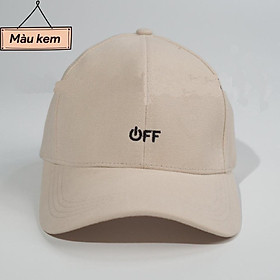 Mũ Lưỡi Trai Nón Kết Nhung Cao Cấp Thêu Chữ OFF Viền 419 Phong Cách Ulzzang Form Unisex Nam Nữ