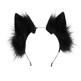2Pieces Cute Kitten Ear Hair Hoop Headband Party Headwear Costume Accessories for Cosplay, Christmas, Stage Performances, Halloween