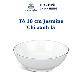 Mua Tô 18 cm - Jasmine - Chỉ Xanh Lá - Gốm sứ cao cấp Minh Long 1