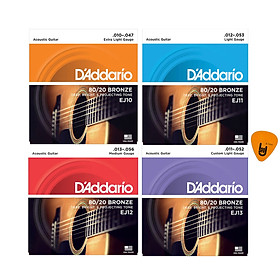 Mua D Addario EJ10  EJ11  EJ12  EJ13 - Bộ Dây Đàn Acoustic Guitar - Phân Phối Chính Hãng (80/20 Bronze Strings) - Kèm Móng Gảy DreamMaker