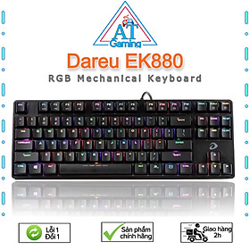 Bàn phím cơ gaming Dareu EK880 LED RGB - Hàng chính hãng