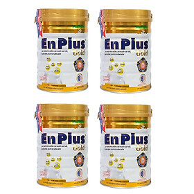 Bộ 4 Lon Sữa Bột Nutifood Enplus Gold - Dành cho người cao tuổi, người bệnh