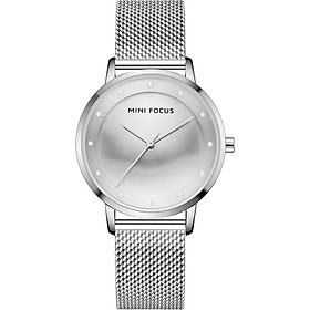 MINI FOCUS Women Quartz Watch Classic Fashion Mesh Bracelet Watch 3ATM Waterproof Female Watch Box Package
