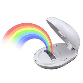 Ready StockTiktok Robot Design USB Sunset Projection Floor Light Rainbow Modern Led Floor Light Living Room