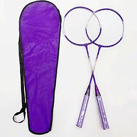 Bộ 2 cây  vợt cầu lông hợp kim nhôm , kèm  túi đựng 