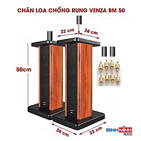 Mua Chân loa gỗ chống rung Venza BM 50 (1 đôi)