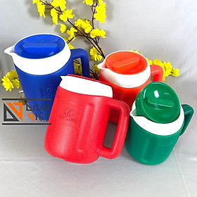 Mua CA GIỮ NHIỆT (HÌNH BẦU) - GIỮ NHIỆT LÂU - đặc biệt KHÔNG ĐỌNG SƯƠNG BÊN NGOÀI - nhựa HDPE- PP đảm bảo AN TOÀN THỰC PHẨM