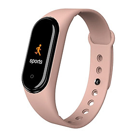 M4 Bluetooth Smart Watch Heart Rate & Blood Pressure Monitor Tracker Pink
