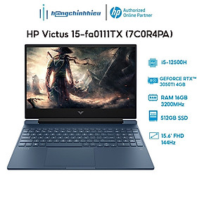 Mua Laptop HP Victus 15-fa0111TX 7C0R4PA (i5-12500H | 16GB | 512GB | GeForce RTX 3050Ti 4GB | 15.6  FHD 144Hz | Win 11) Hàng chính hãng