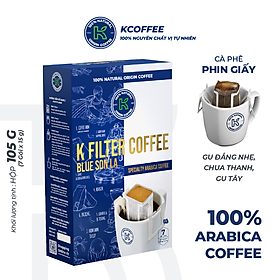 Hình ảnh Cà phê phin giấy Filter Blue Sơn La thương hiệu K-Coffee 105g