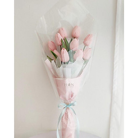 Mua Bó hoa giả - hoa tulip mix sẵn làm quà tặng ngày đặc biệt - Han Flowers