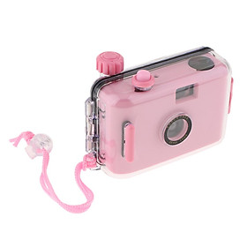 Underwater Waterproof Lomo Camera Mini Cute 35mm Film With Housing Case Pink