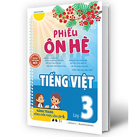 Phiếu Ôn Hè Tiếng Việt Lớp 3 - Hành Trang Vững Kiến Thức Lên Lớp 4 _MEGA