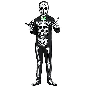 Kids Halloween Skeleton Costume Cosplay Child for Fancy Dress Party Carnival