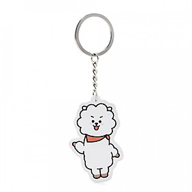 Móc khóa BTS RJ BT21 nhựa mica