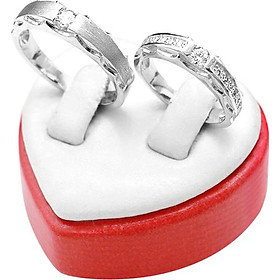 Nhẫn Đôi Bạc Hiểu Minh NC473 Trọn Đời Trọn Kiếp