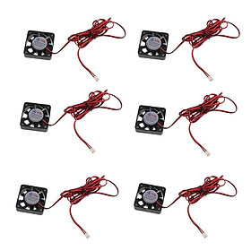 6Pcs silent 24V 40mmx40mmx10mm 4010 DC Brushless Cooling Fan for 3D Printer