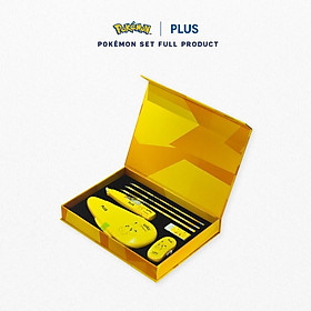 Bộ Dụng Cụ Học Sinh Pikachu PLUS - Văn phòng phẩm PLUS Official Store