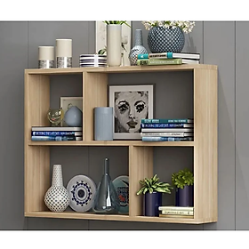 Mua Kệ Sách Treo Tường Chữ Nhật Kết Cấu Giấu Chân Tundo CTKT07-120 KT 120x65x15cm
