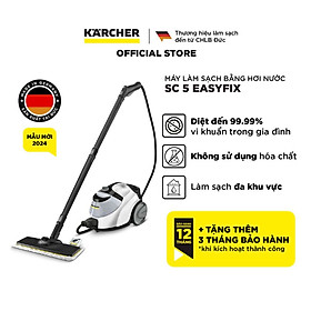 Mua (Sản xuất Đức) Máy làm sạch bằng hơi nước Karcher SC 5 Easyfix EU công suất nhiệt 2200w với hiệu quả làm sạch 150 m2