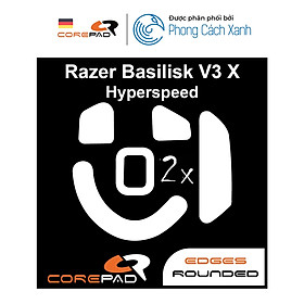 Mua 2 Bộ Feet chuột PTFE Corepad Skatez PRO Razer Basilisk V3 X Hyperspeed - Hàng Chính Hãng