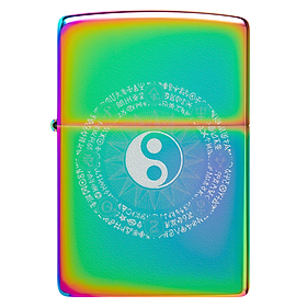 Bật Lửa Zippo Chính Hãng Mỹ in hình Âm Dương Yin-Yang Design – Vỏ Kim Loại Đổi Màu Theo Ánh Sáng, Chống Gió Tuyệt Đối, Bảo Hành Trọn Đời