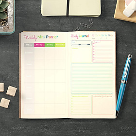 Sổ tay planner "Chăm sóc em bé ăn dặm" - lịch ăn dặm, kế hoạch ăn dặm, chăm sóc em bé sau 5 tháng tuổi