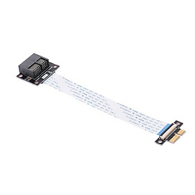 Cáp mở rộng PCI-E 1X đến 1X Bộ nối dài 36Pin FPC linh hoạt đầu nối lắp đặt theo chiều ngang