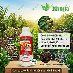 Mua Phân bón sinh học Vĩnh Thạnh OmegaGrow 5-1-1 (chai 1 lít) 100% Đạm Cá Mỹ