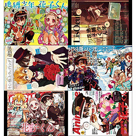 ( 6 tấm ) Poster Jibaku Shounen Hanako-kun Ác quỷ trong nhà xí tranh treo A4 album ảnh in hình anime chibi đẹp treo tường trang trí