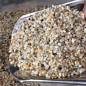 Sỏi Suối 3 Màu (1.2KG, size bé ) - Trang Trí Bể Cá, Thủy Sinh, Tiểu Cảnh, Lọc Nước Hiệu Quả