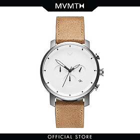 Đồng hồ Nam MVMT dây da 45mm - Chrono D-MC01WT