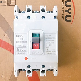 Mua Áp tô mát khối HUyu HYM1-125L 3P  50A  63A 26kA