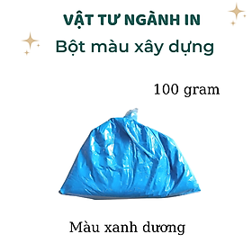 Mua 100 gram Bột màu xây dựng pha màu thạch cao  pha vôi quét  pha màu cho keo chà ron  tạo màu trên gạch  vỉa hè  chậu cây