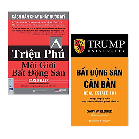 Combo 2 Cuốn Sách Bất Động Sản Hay: Triệu Phú Môi Giới Bất Động Sản + Bất Động Sản Căn Bản (Tái Bản 2018) / Sách Kỹ Năng Làm Việc - Bài Học Kinh Doanh Để Thành Công (Tặng Bookmark Happy Life)