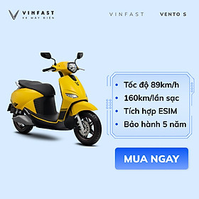 Xe máy điện VinFast Vento S - Vàng