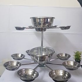 Mua Bếp Nướng Than Hoa 2 Tầng Gia Đình  Dã Ngoại - Tặng Kèm Bật Lửa