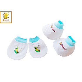 Bộ bao tay bao chân sơ sinh 100% cotton xinh xắn cho bé