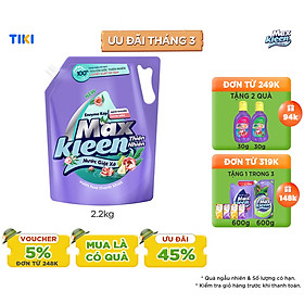 Túi Nước Giặt Xả MaxKleen Thiên Nhiên 2.2kg