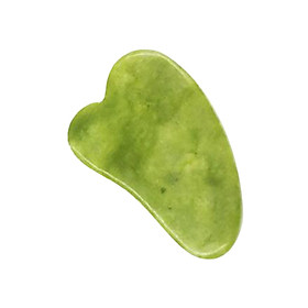 Gua Sha Board Jade Stone Guasha Scraping Massage Tool Facial Massager for Face Eyes Neck Body Skin Lifting & Tightening