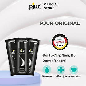 Combo 3 gel bôi trơn silicone Pjur Original túi 1.5ml hiệu quả cao