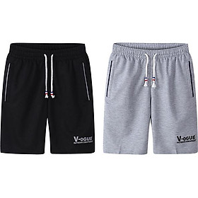 Combo 2 quần short thun nam V-OGUE + 1 quần lót tặng kèm