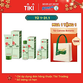 Bộ Sản Phẩm Dưỡng Da Chiết Xuất Hệ Thực Vật Mentholatum Botanic (Gel Rửa Mặt 80g + Dung Dịch Dưỡng 100ml + Tinh Chất Dưỡng 30g)