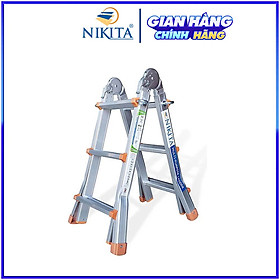 Thang nhôm trượt đa năng, nhiều tư thế sử dụng, Hàng chính hãng NIKITA AM03