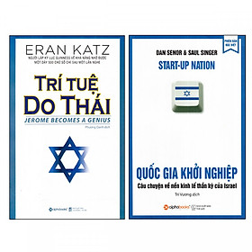 [Download Sách] Combo Sách Về Người Do Thái - Trí Tuệ Do Thái và Quốc Gia Khởi Nghiệp (Tái Bản 2018)