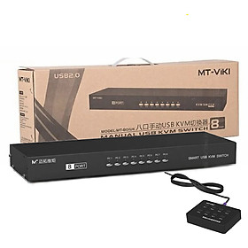 Mua Bộ Switch KVM 8 PORT KVM VGA USB 1-8 MT-VIKI - 8 Máy Tính Ra 1 Màn Hình - Hàng Nhập Khẩu