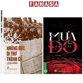 Sách - Combo Sách Những Bức Di Thư Thành Cổ + Mưa Đỏ (Bộ 2 Cuốn)