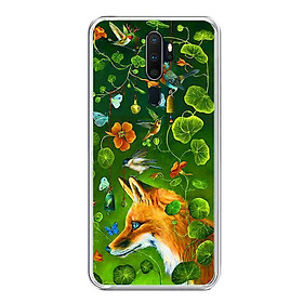 Ốp lưng điện thoại Oppo A9 2020 - Silicon dẻo - 0412 FOX03 - Hàng Chính Hãng
